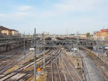 İtalya, Bologna 'daki Bologna Centrale tren istasyonu.