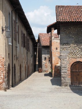 Ricetto fortified medieval village in Candelo, Italy