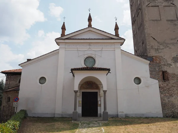 Santa Maria Maggiore Translation Mary Major Church Candelo Italy — Fotografia de Stock