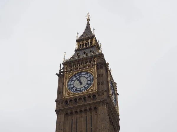 Big Ben Houses Parlament Aka Westminsterský Palác Londýně — Stock fotografie