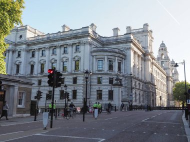 LONDON, İngiltere - CIRCA ECTOBER 2022: Majesteleri Hazine ve Maliye ve Gümrük