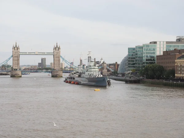Londres Reino Unido Circa Octubre 2022 Vista Panorámica Del Río —  Fotos de Stock