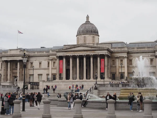 Londen Circa Oktober 2022 Nationale Galerij Trafalgar Square — Stockfoto