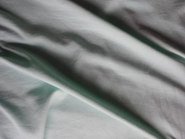 Смятая Зеленая Текстура Ткани Полезна Качестве Фона — стоковое фото