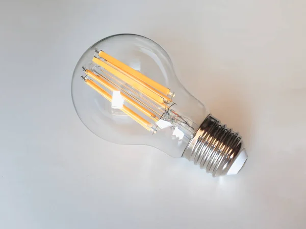 Modern Energy Saving Led Bulb Copy Space — Stock Photo, Image