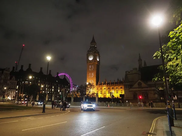 London Ngiltere Circa Ectober 2022 Büyük Ben Parlamento Binasında Gece — Stok fotoğraf