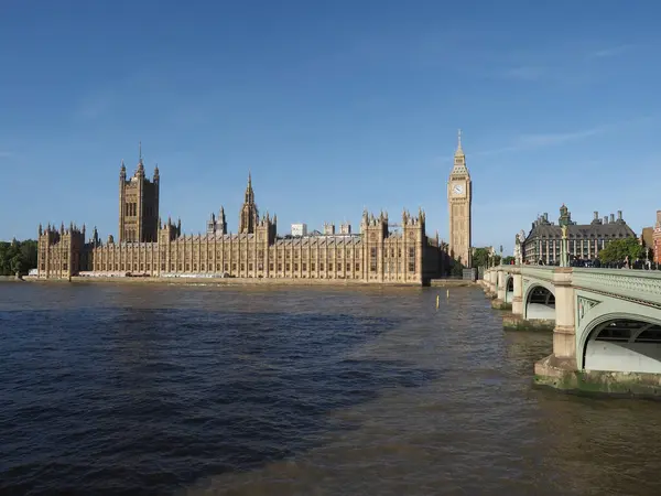 Лондон Великобритания Circa October 2022 Палаты Парламента Известные Вестминстерский Дворец — стоковое фото