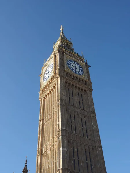 Big Ben Houses Parliament Aka Westminster Palace Londynie Wielka Brytania — Zdjęcie stockowe