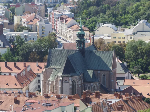 Çek Cumhuriyeti Nin Brno Kentindeki Hava Manzarası — Stok fotoğraf