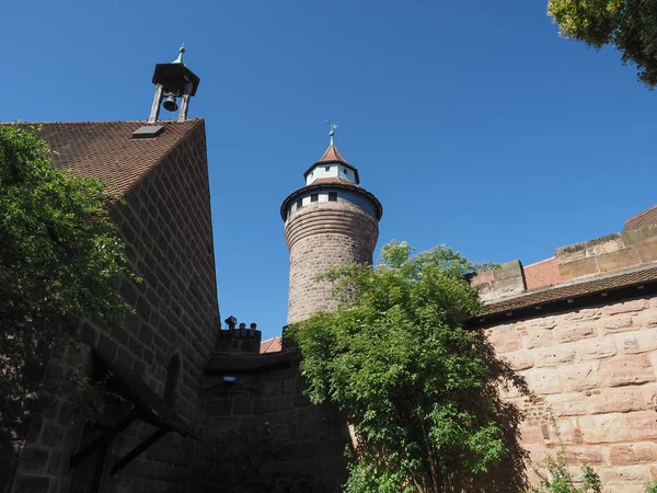 Nuernberger Burg Kejserlige Slot Nuernberg Tyskland - Stock-foto