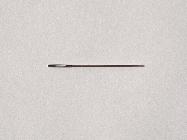 Needle Sewing White Background — Stock Photo, Image