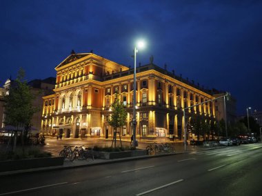 VIENNA, AUSTRIA - CIRCA AĞUSTRust 2022: Wiener Musikverein tercümesi Viyana Müzik Birliği konser salonu