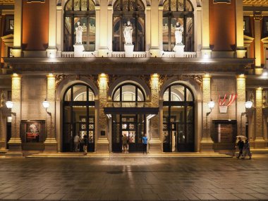 VIENNA, AUSTRIA - CIRCA AĞUSTRust 2022: Wiener Musikverein tercümesi Viyana Müzik Birliği konser salonu