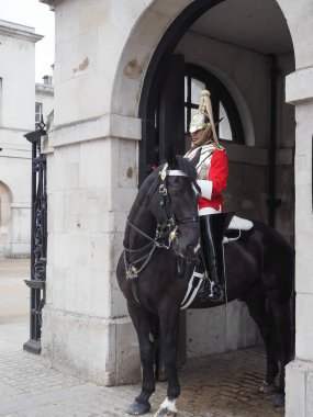 LONDON, İngiltere - CRCA ECTOBER 2022: At Muhafızları geçit alanı