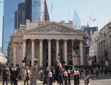 LONDON, İngiltere - CIRCA ECTOBER 2022: Kraliyet Borsası