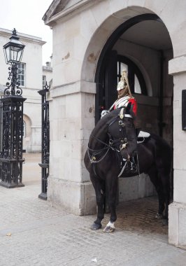 LONDON, İngiltere - CRCA ECTOBER 2022: At Muhafızları geçit alanı