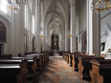 VIENNA, AUSTRIA - CRCA EPTEMİ 2022: Augustinian Kilisesi 'nin İçişleri Çeviri: