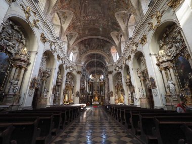 BRNO, CZECH Cumhuriyet - CIRCA EPTESİ 2022: Kostel sv Janu çeviri Saint John Kilisesi