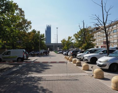 TURIN, İTALYA - CRCA EPTEMİ 2022: 1919 dolaylarında Lingotto Fiat araba fabrikası