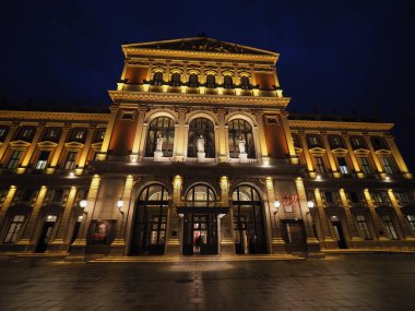 VIENNA, AUSTRIA - CIRCA AĞUSTRust 2022: Wiener Musikverein tercümesi Viyana Müzik Birliği konser salonu