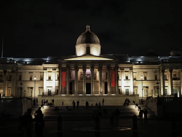 London Großbritannien Circa Oktober 2022 Trafalgar Square Bei Nacht — Stockfoto