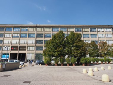 TURIN, İTALYA - CRCA EPTEMİ 2022: 1919 dolaylarında Lingotto Fiat araba fabrikası