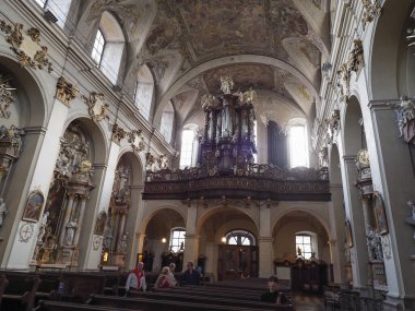 BRNO, CZECH Cumhuriyet - CIRCA EPTESİ 2022: Kostel sv Janu çeviri Saint John Kilisesi