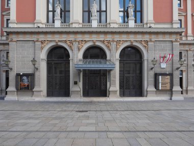 VIENNA, AUSTRIA - CIRCA EPTEMBER 2022: Wiener Musikverein tercümesi Viyana Müzik Birliği konser salonu