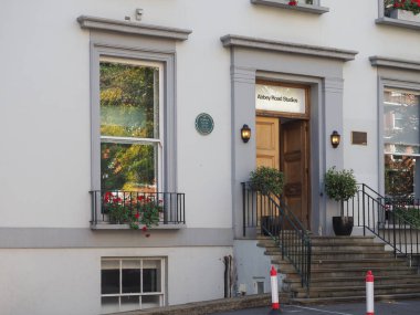 LONDON, İngiltere - CIRCA ECTOBER 2022: Abbey Road kayıt stüdyoları