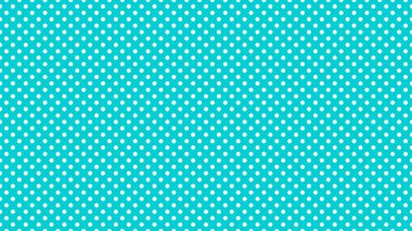 white polka dots pattern over dark turquoise useful as a background