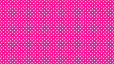 white polka dots pattern over deep pink useful as a background