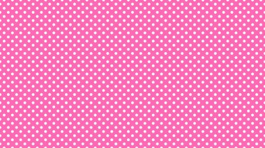 white polka dots pattern over hot pink useful as a background