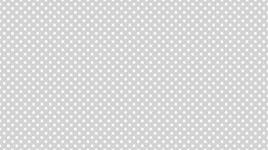 white polka dots pattern over light gray useful as a background
