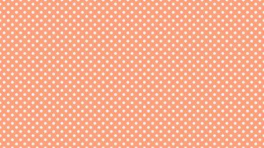 white polka dots pattern over light salmon useful as a background