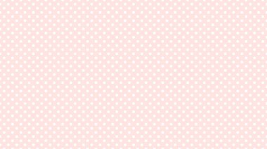 white polka dots pattern over misty rose useful as a background