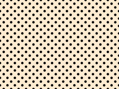 black polka dots pattern over blanched almond useful as a background