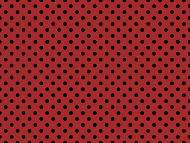 black polka dots pattern over brown useful as a background