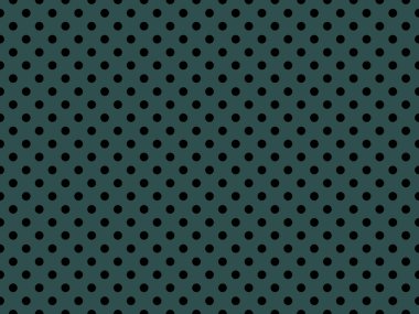 black polka dots pattern over dark slate gray useful as a background