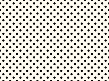 black polka dots pattern over floral white useful as a background