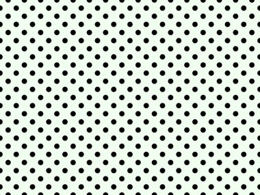 black polka dots pattern over honeydew useful as a background