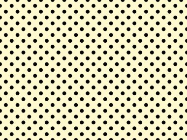 black polka dots pattern over lemon chiffon useful as a background