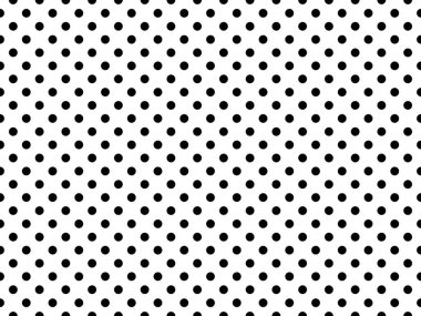 black polka dots pattern over white useful as a background