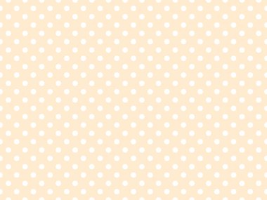 white polka dots pattern over blanched almond useful as a background