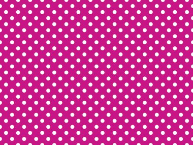 white polka dots pattern over medium violet red useful as a background