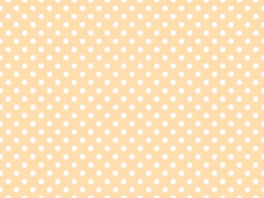 white polka dots pattern over navajo white useful as a background