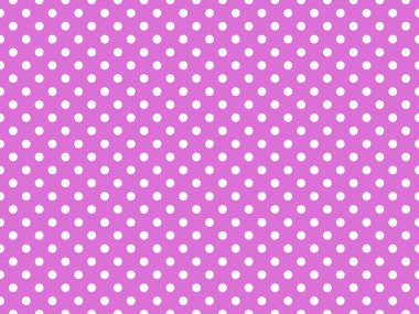 white polka dots pattern over orchid useful as a background