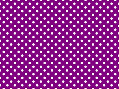 white polka dots pattern over purple useful as a background
