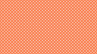 white polka dots pattern over coral useful as a background