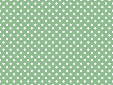 white polka dots pattern over dark sea green useful as a background