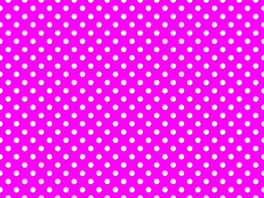 white polka dots pattern over fuchsia useful as a background